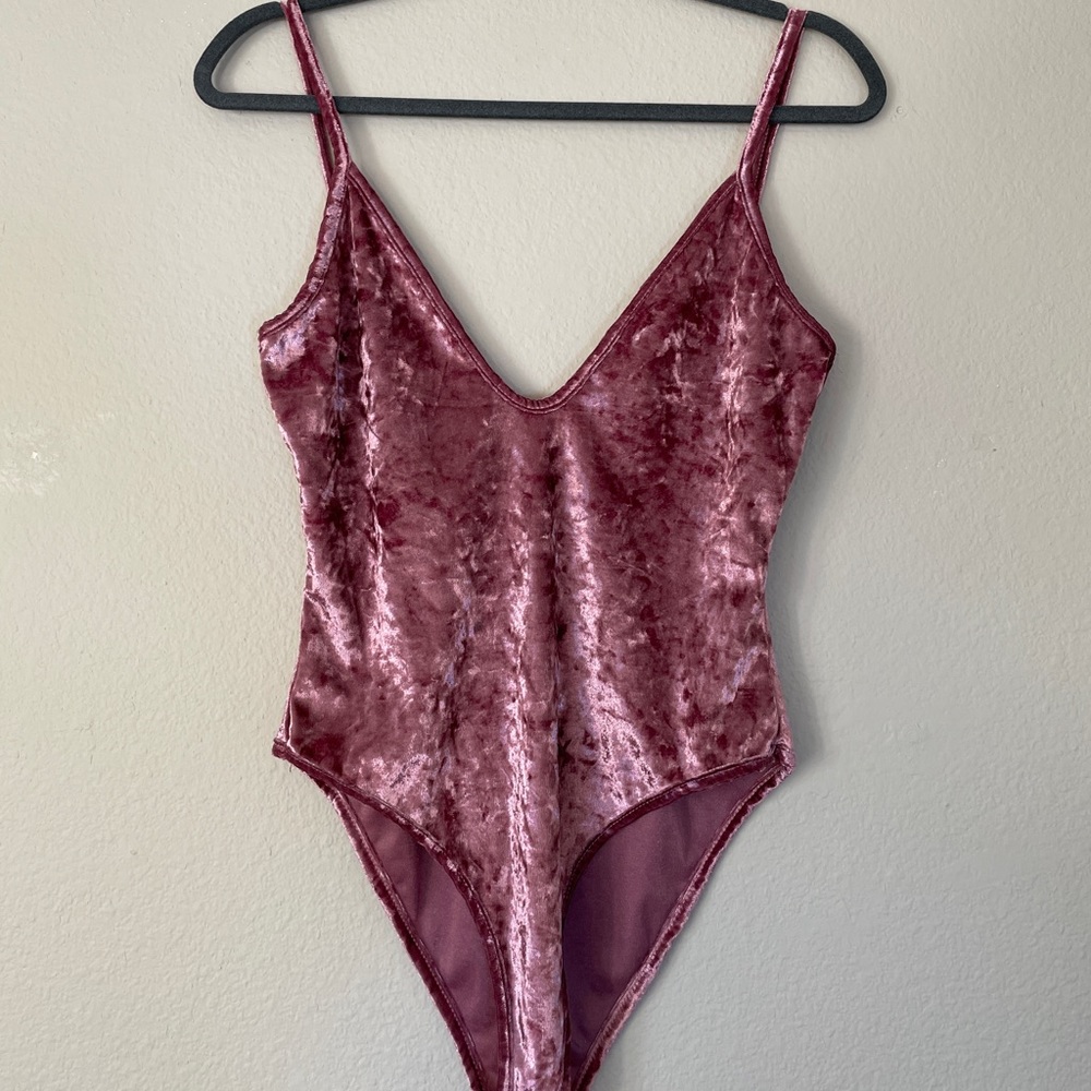 Crushed Velvet Bodysuit